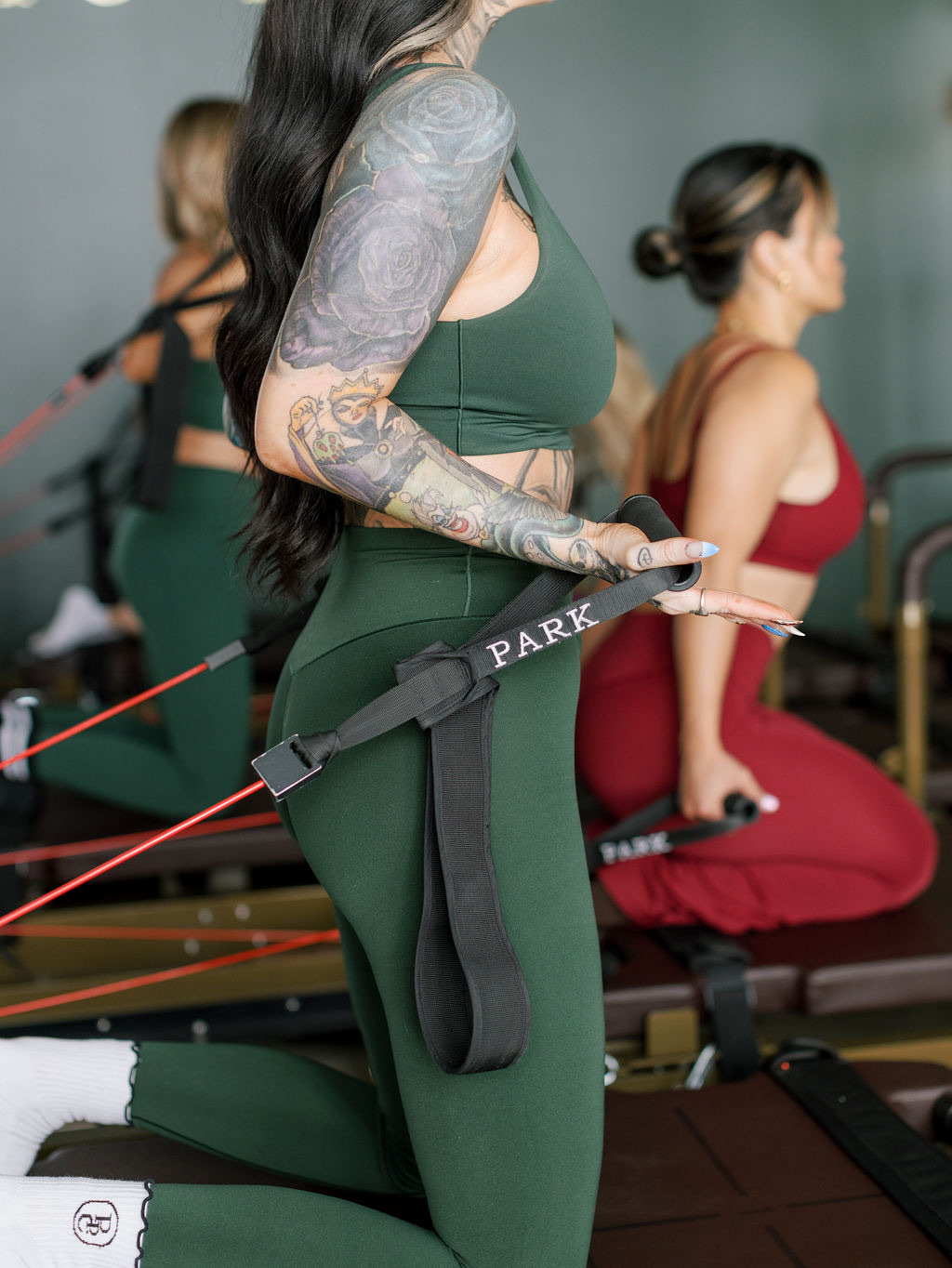 The Park strap resistance system in use